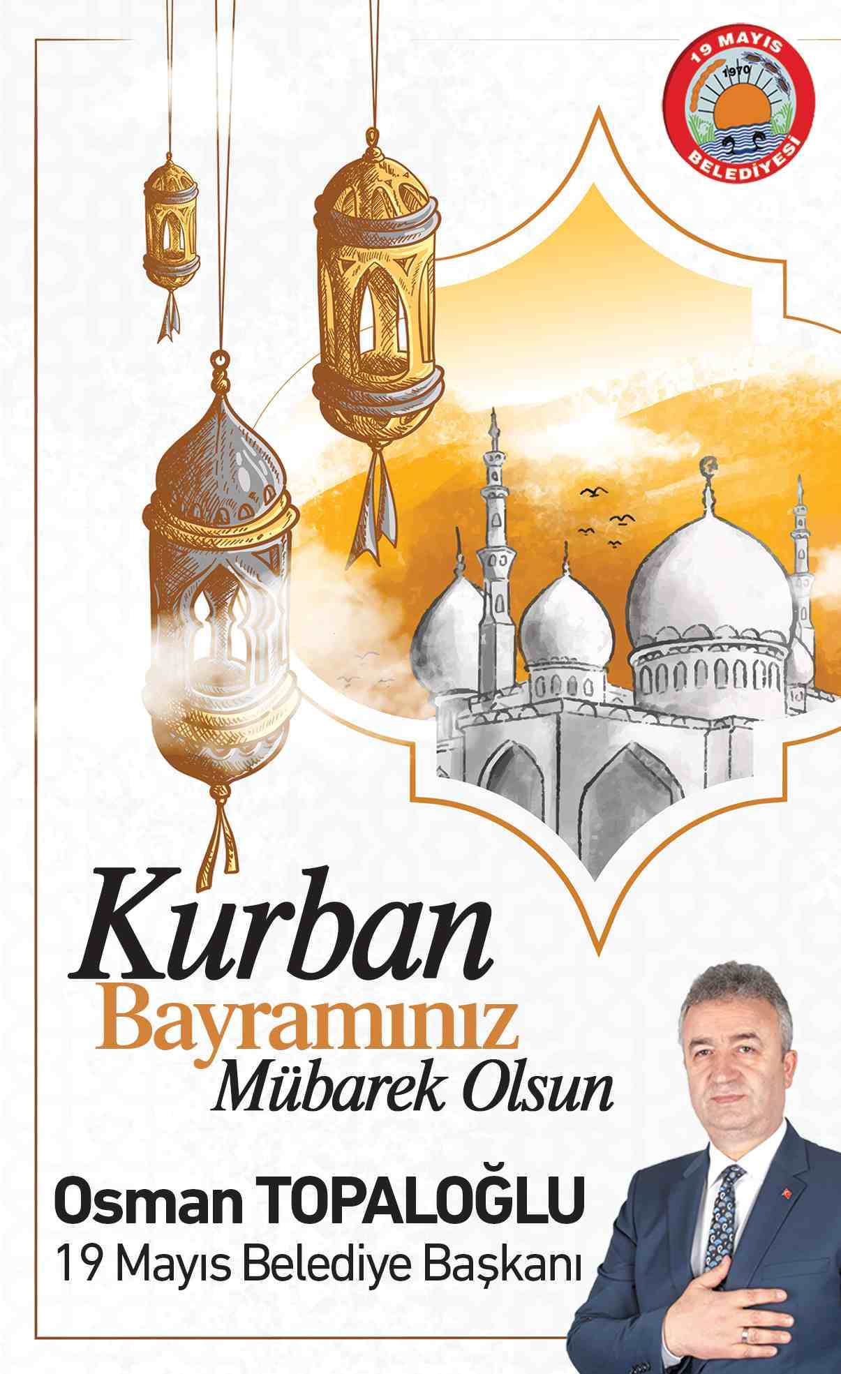 19 Mayıs Belediyesi Kurban Bayramı Mesajı
