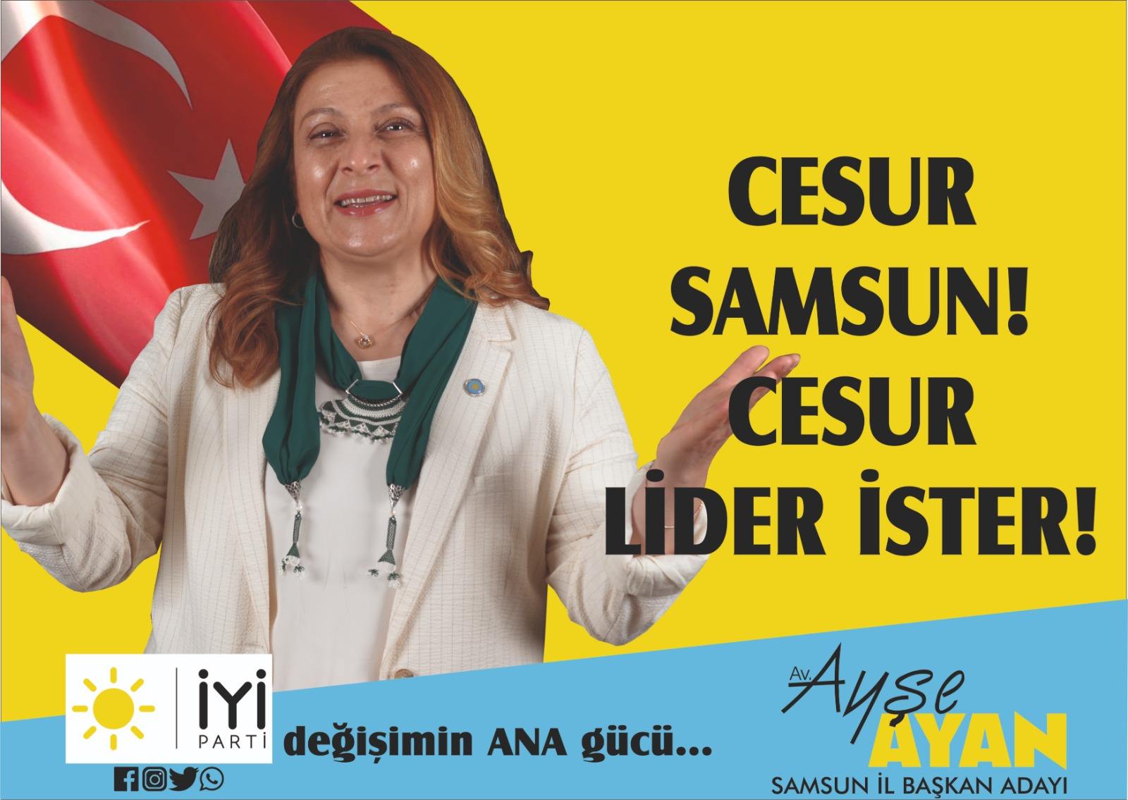 İYİ Partili Ayşe Ayan: Samsun’u Genel Merkezde Daha Güçlü Tanıtacağız!