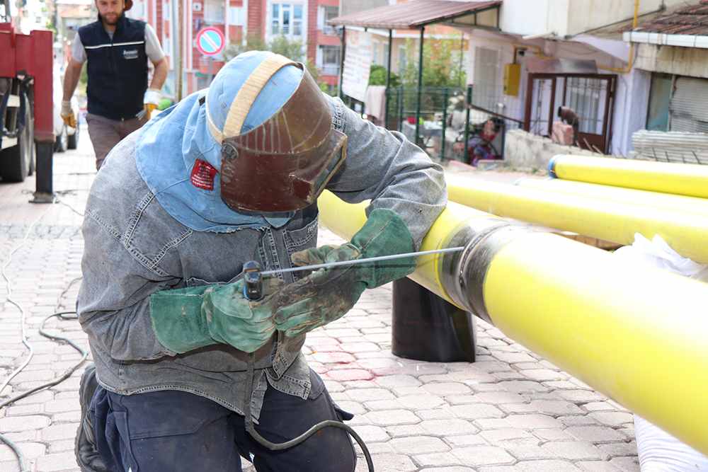 Kavak’ta Doğalgaz Hattı Büyüyor