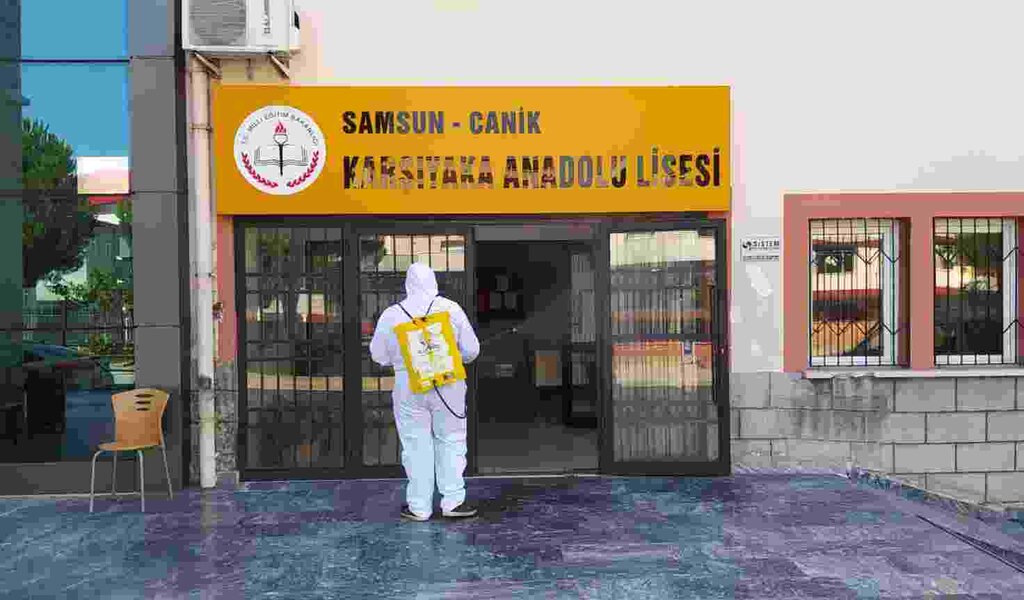 Canik’te Okullar Yeni Eğitim Dönemine Hazırlanıyor