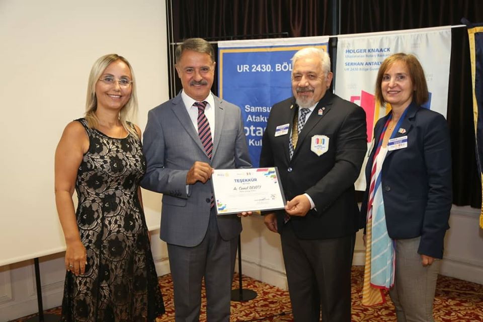 Atakum Rotary Başkan Deveci'yi Ağırladı