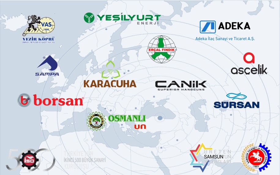 İSO İkinci 500'de Samsun'da 11 Firma Yer Aldı