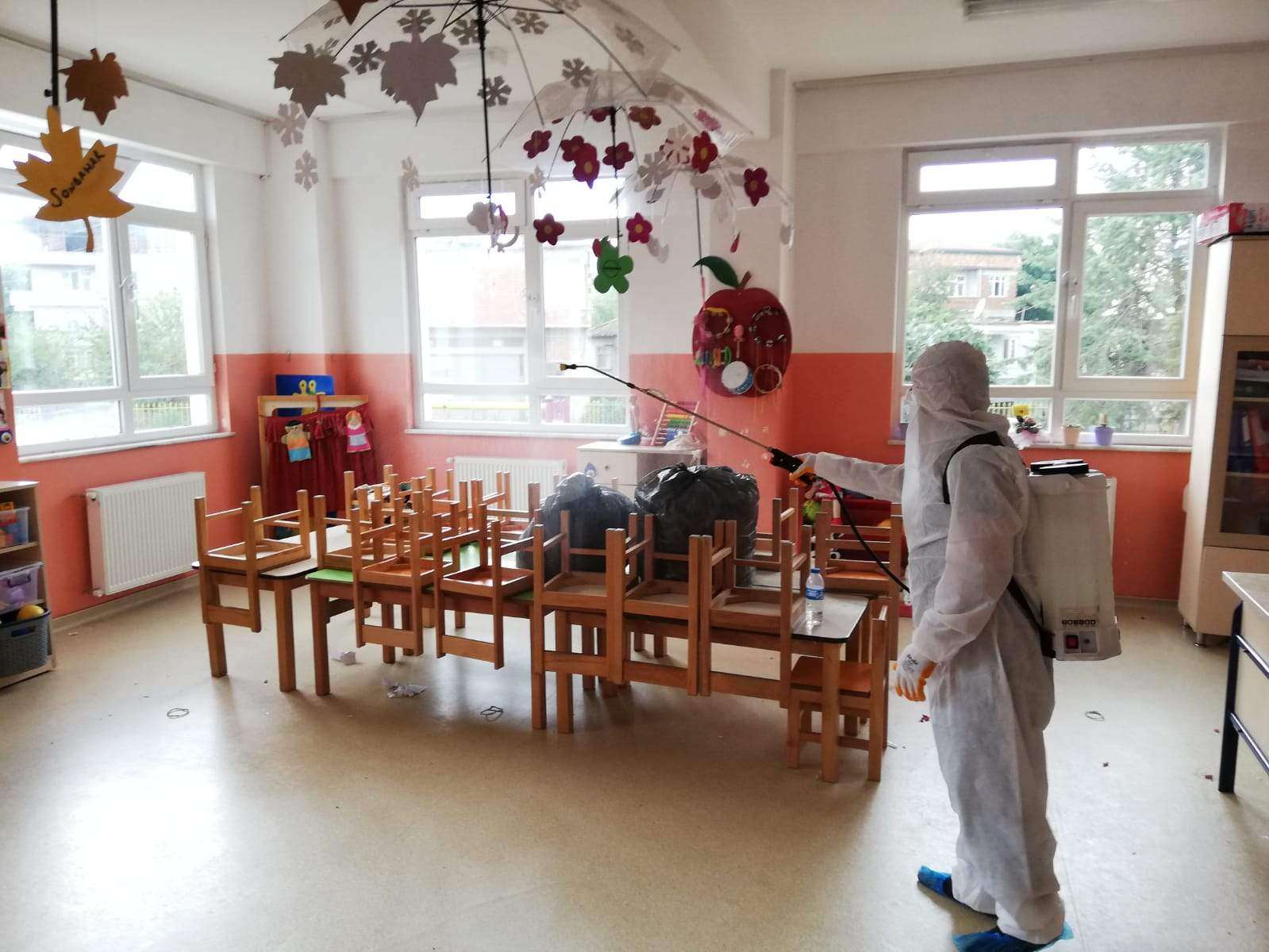 Terme’de Okullar Yüz Yüze Eğitime Hazırlanıyor