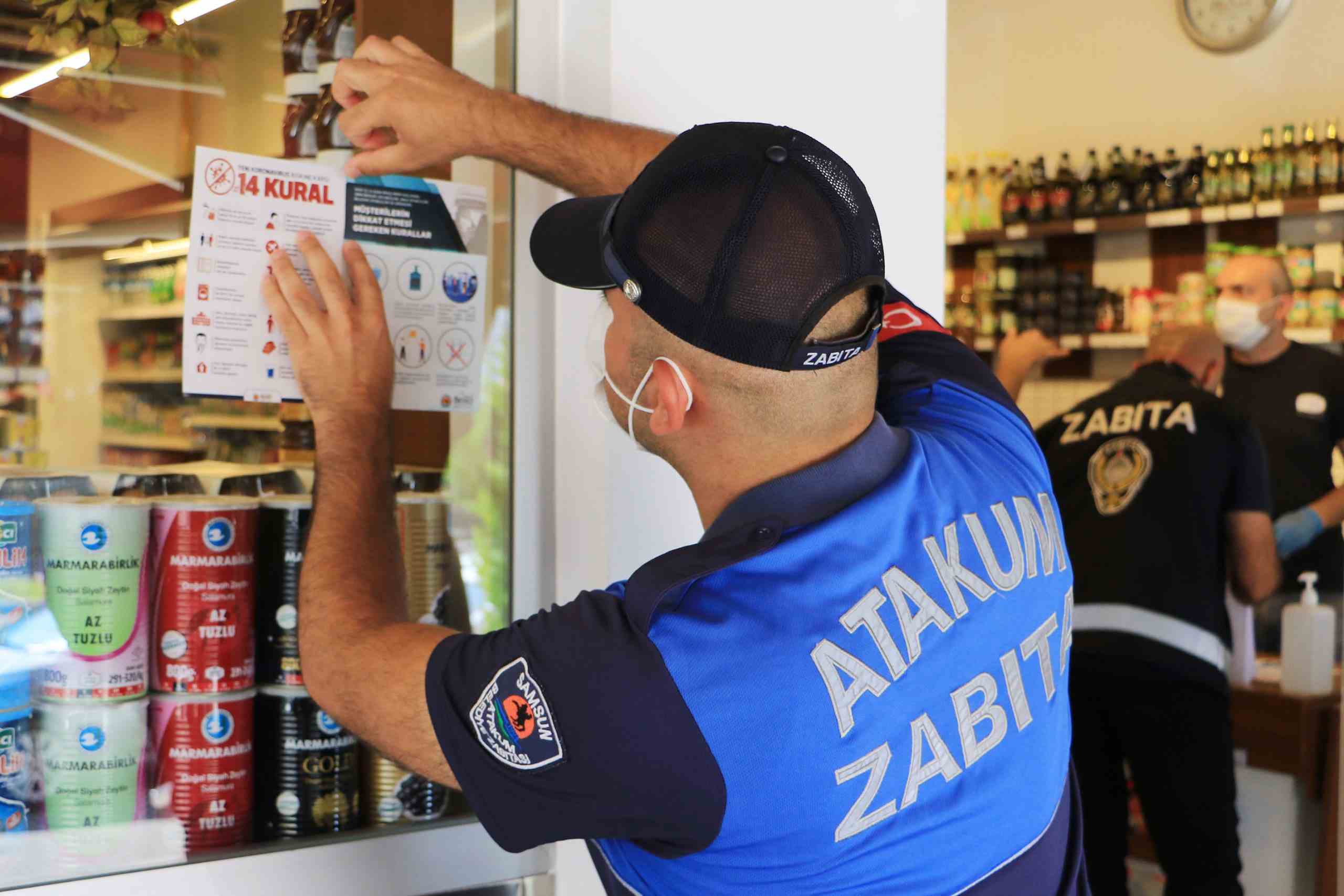 Atakum Zabıtası’ndan Bölge Bölge Denetim