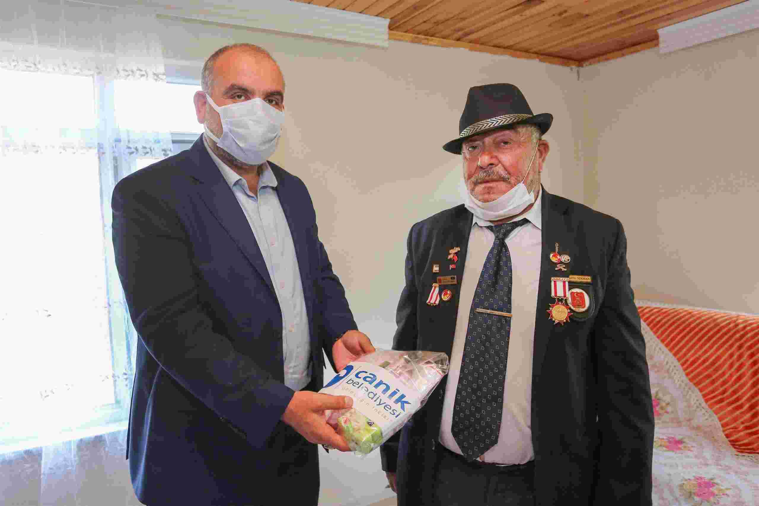 Canik'te Gazilere Hijyen Paketi