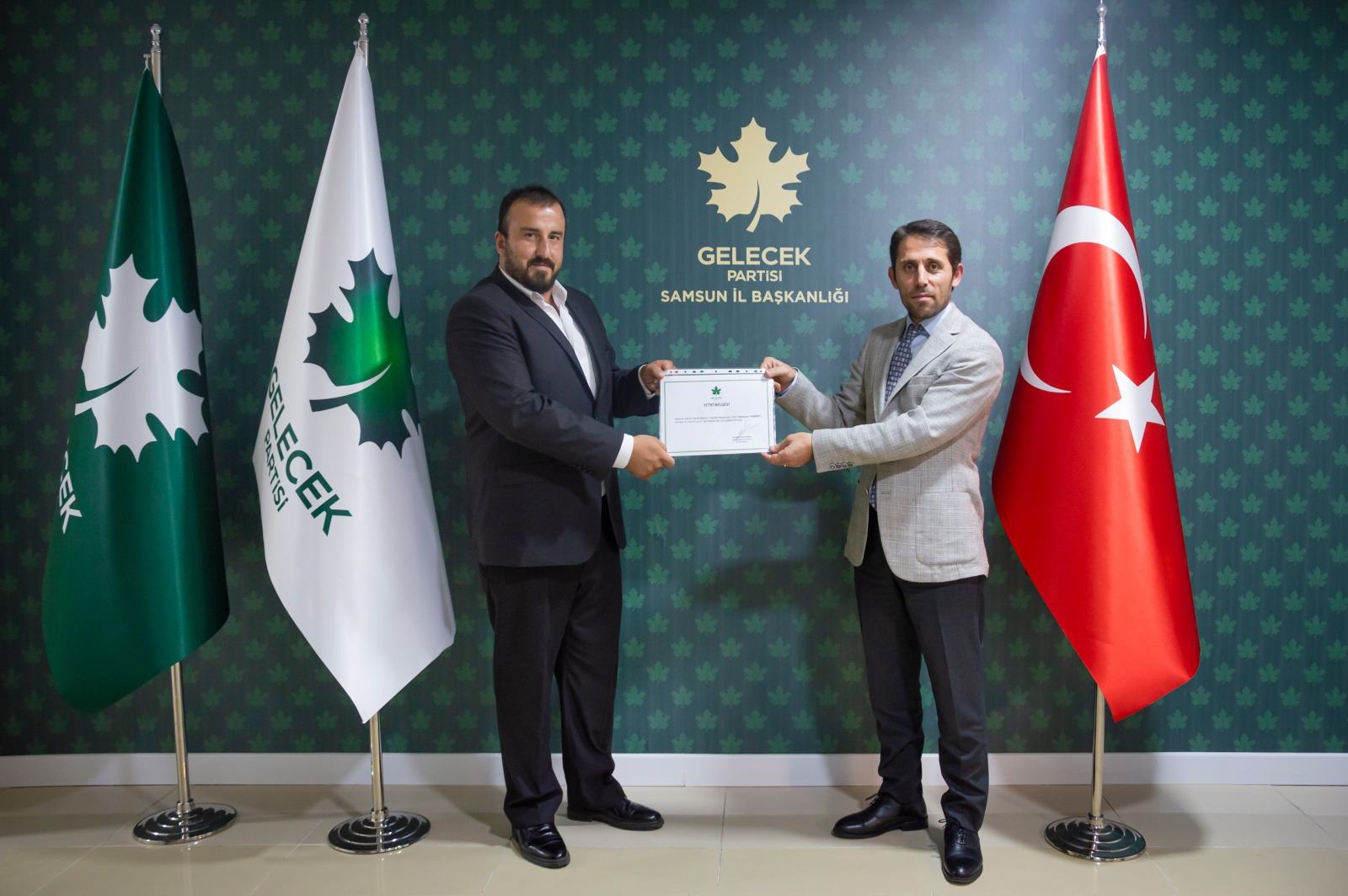 Gelecek Partisi Canik'e Ramazan Kement Atandı