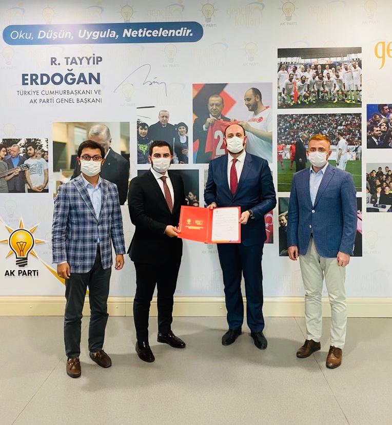AK Parti Samsun Gençlik'te Bayrak Değişimi