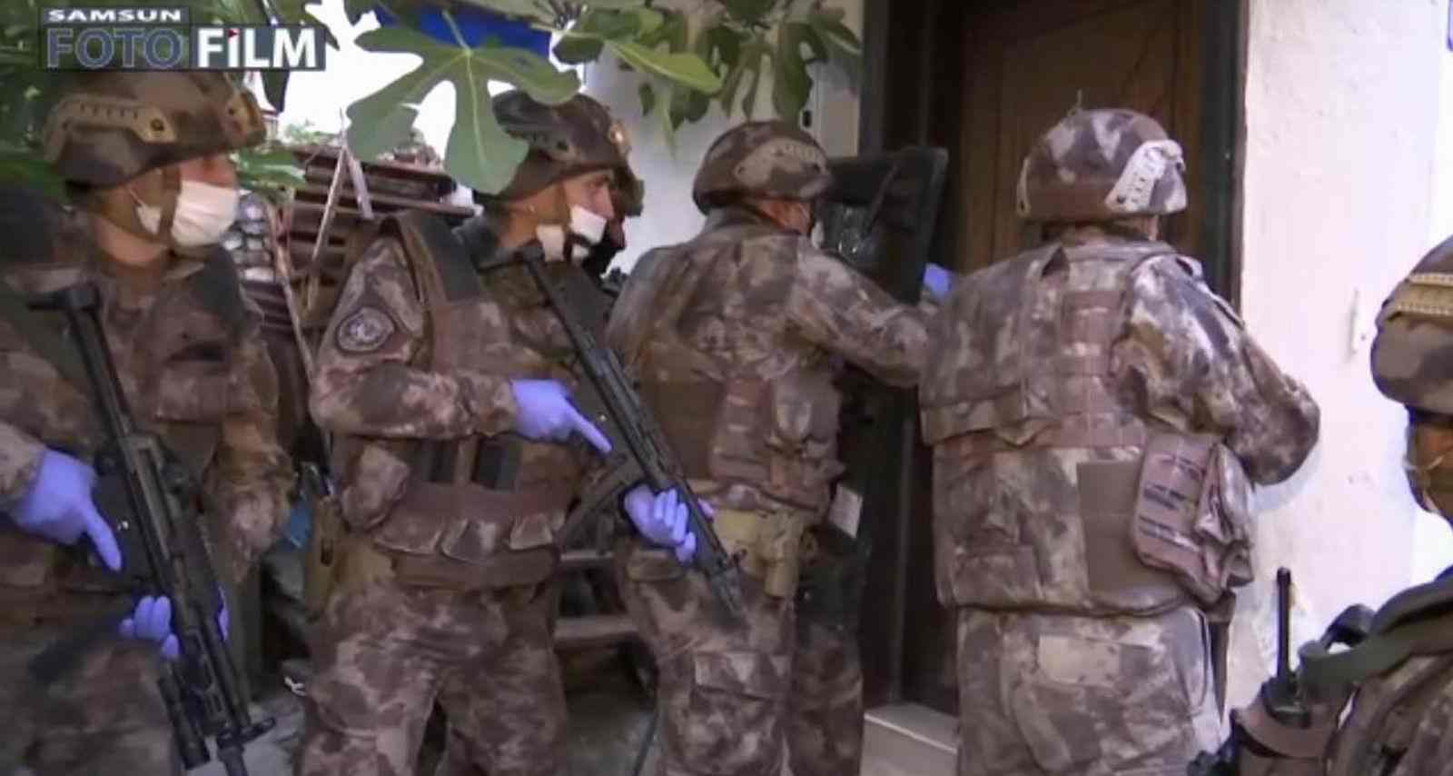 Samsun'da Yine Şafak Baskını