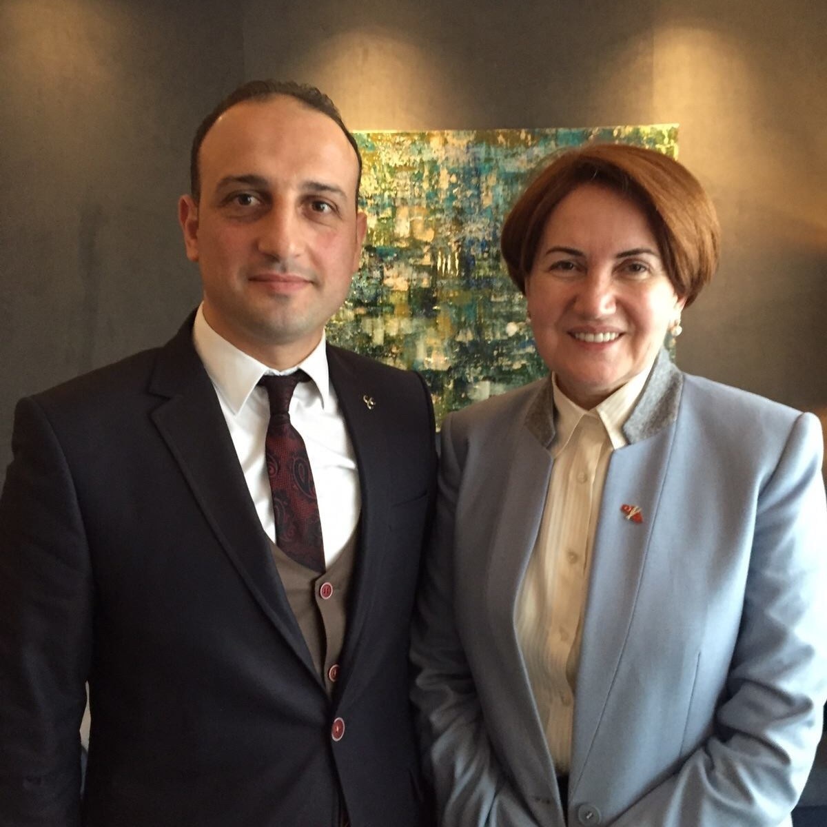 İYİ Parti Genel Başkanı Akşener'den Onursal Başkan Süslü'ye Vefa