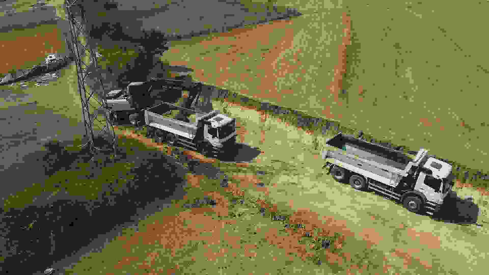 İlkadım Kırsalında Yol Seferberliği