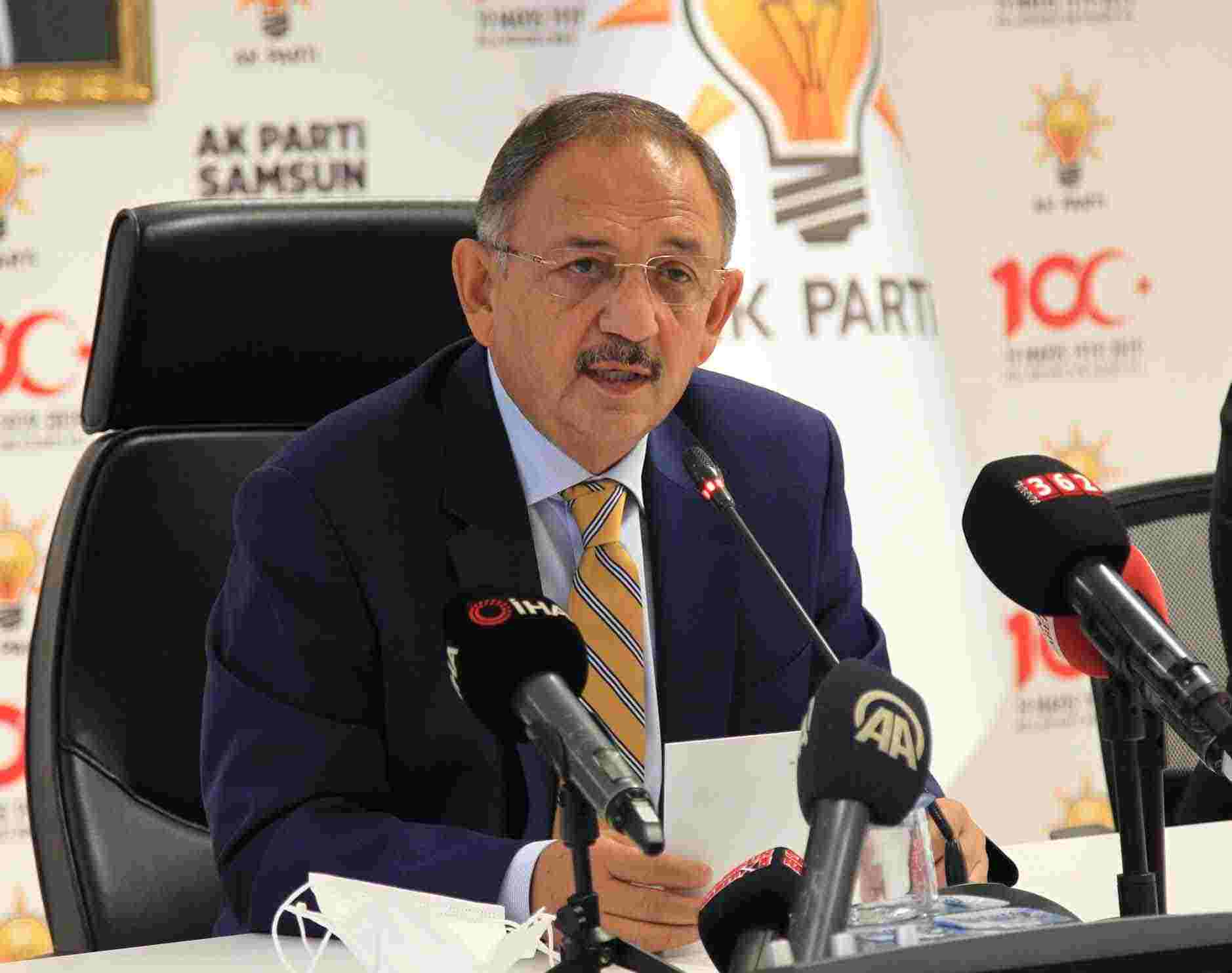 AK Partili Özhaseki, Samsun'dan Mesajlar Verdi