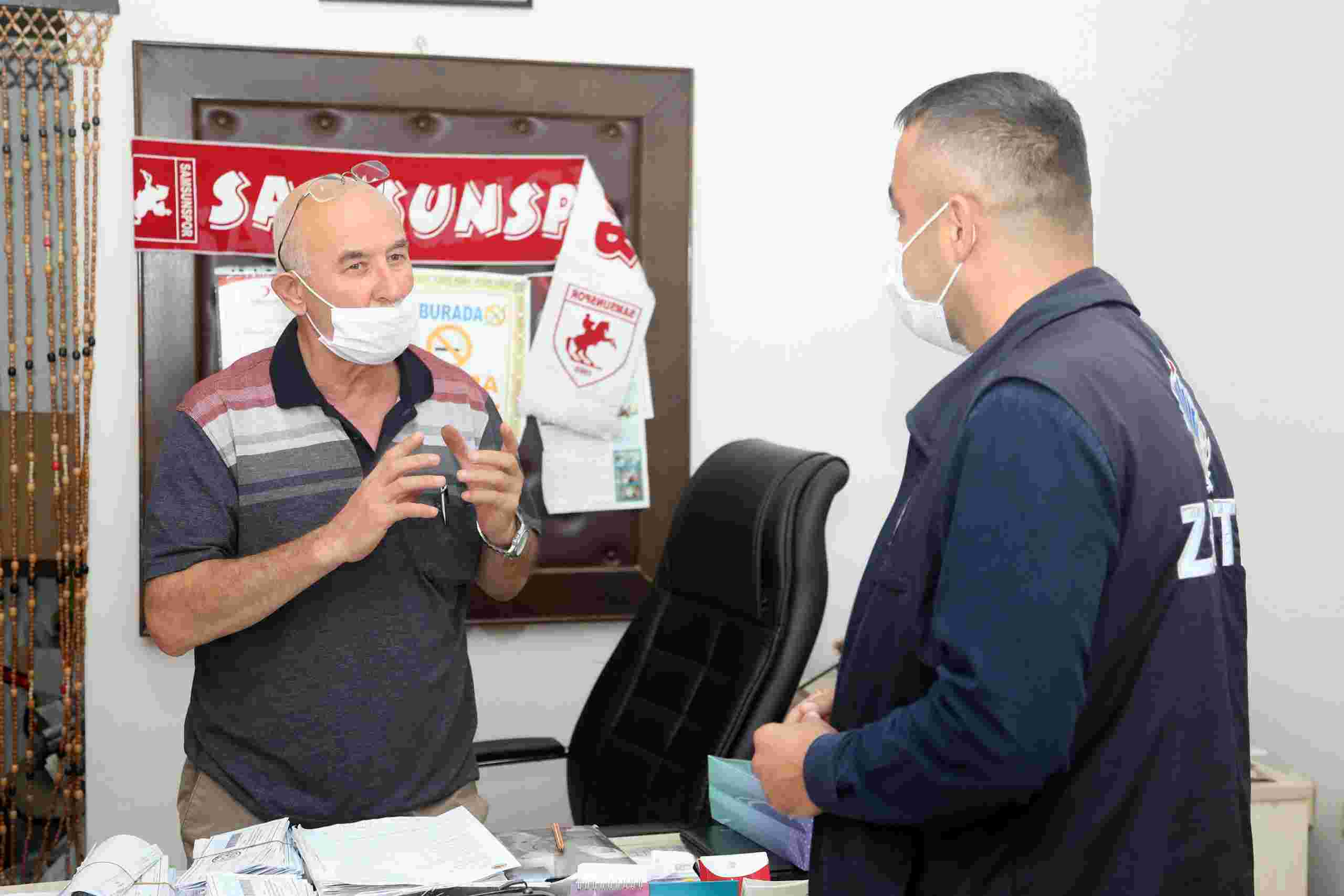 Başkan Av. Cemil Deveci Atakumlu Muhtarları Unutmadı