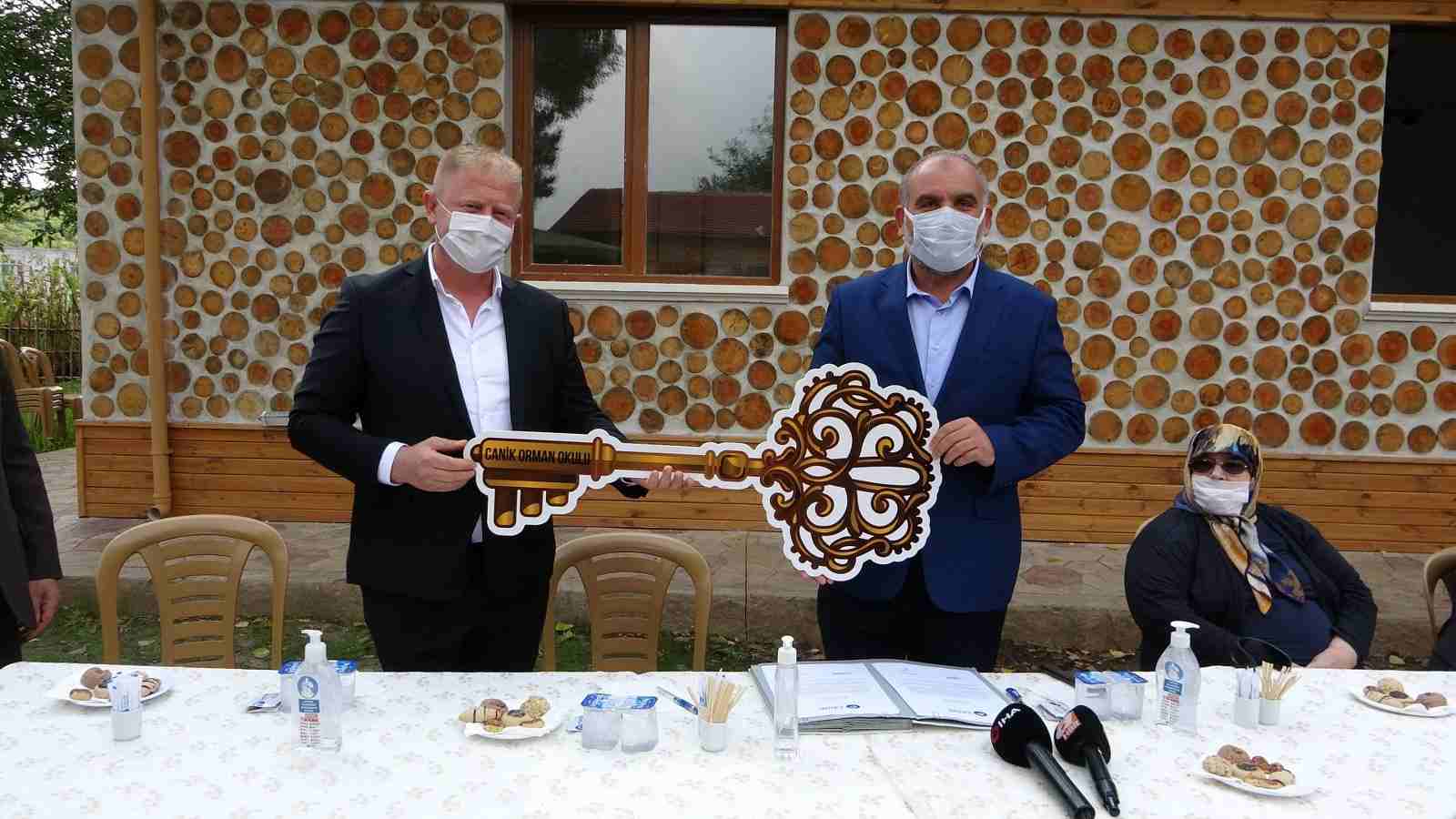 Canik Orman Okulu'nun Anahtarı Teslim Edildi