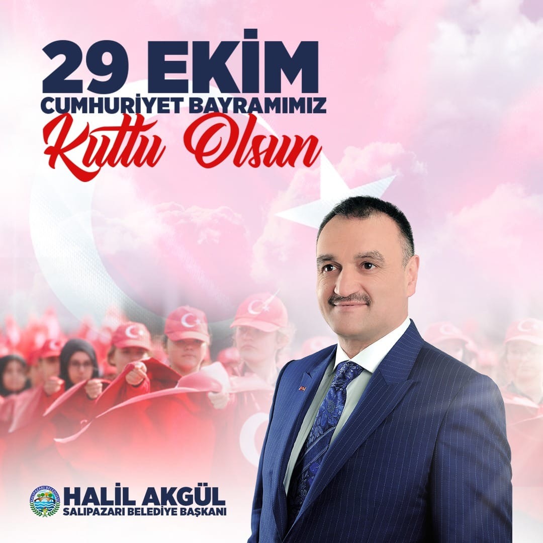 Salıpazarı Belediyesi 29 Ekim Cumhuriyet Bayramı Kutlama İlanı