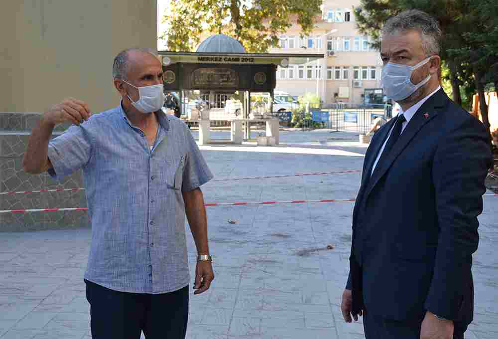19 Mayıs’ta Merkez Cami’nin Çevresine Düzenleme