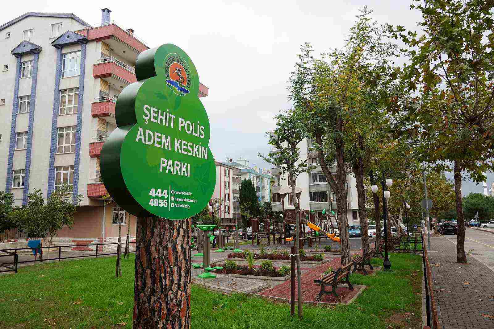 Atakum'dan şehit polis Keskin'e vefa