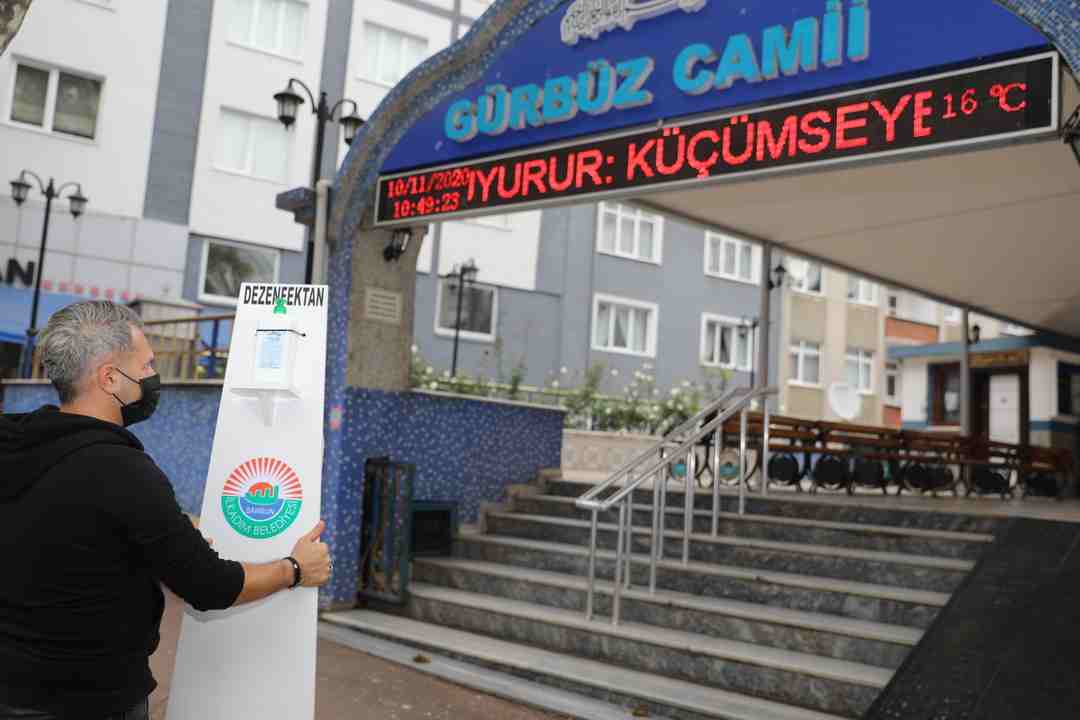 İlkadım’da Camilere Hijyen Desteği