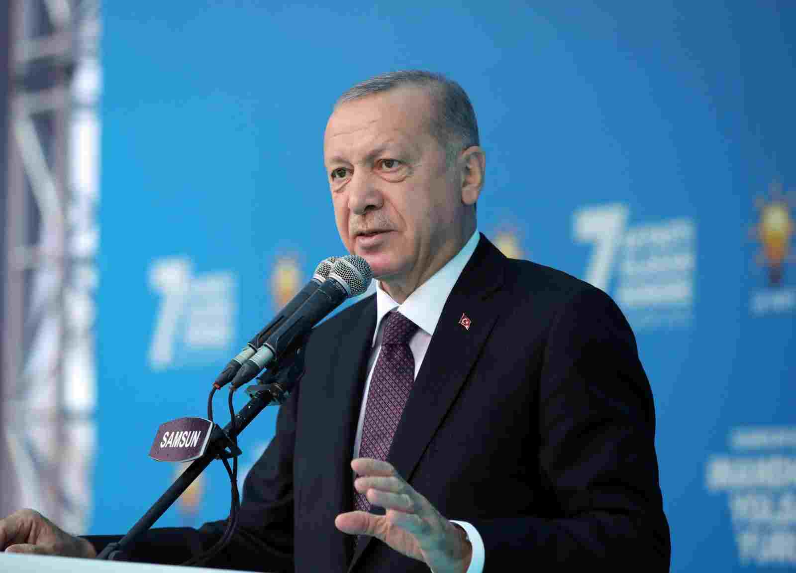 Cumhurbaşkanı Erdoğan Samsun'da Konuştu