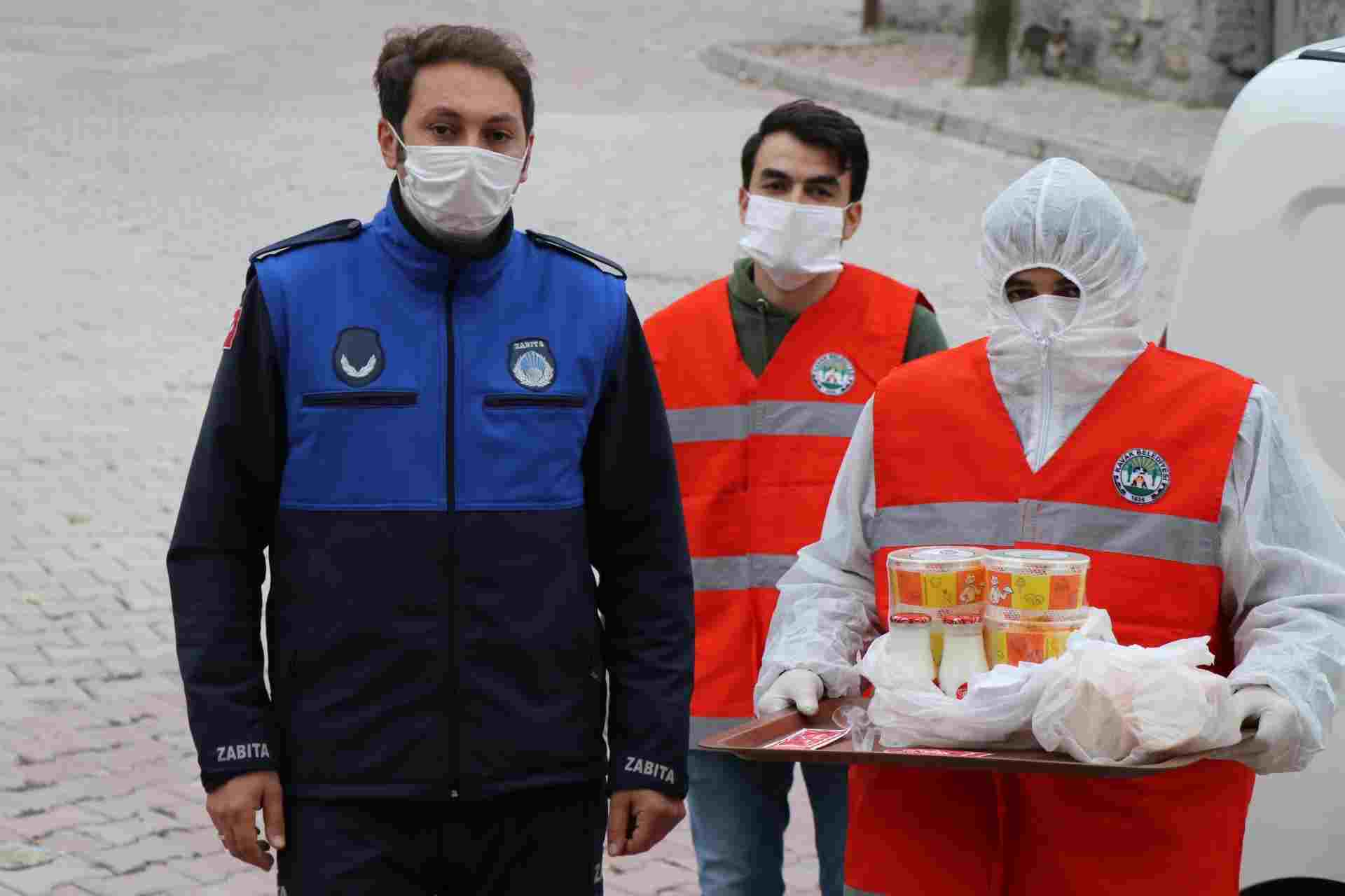 Kavak da yemek desteğine başladı