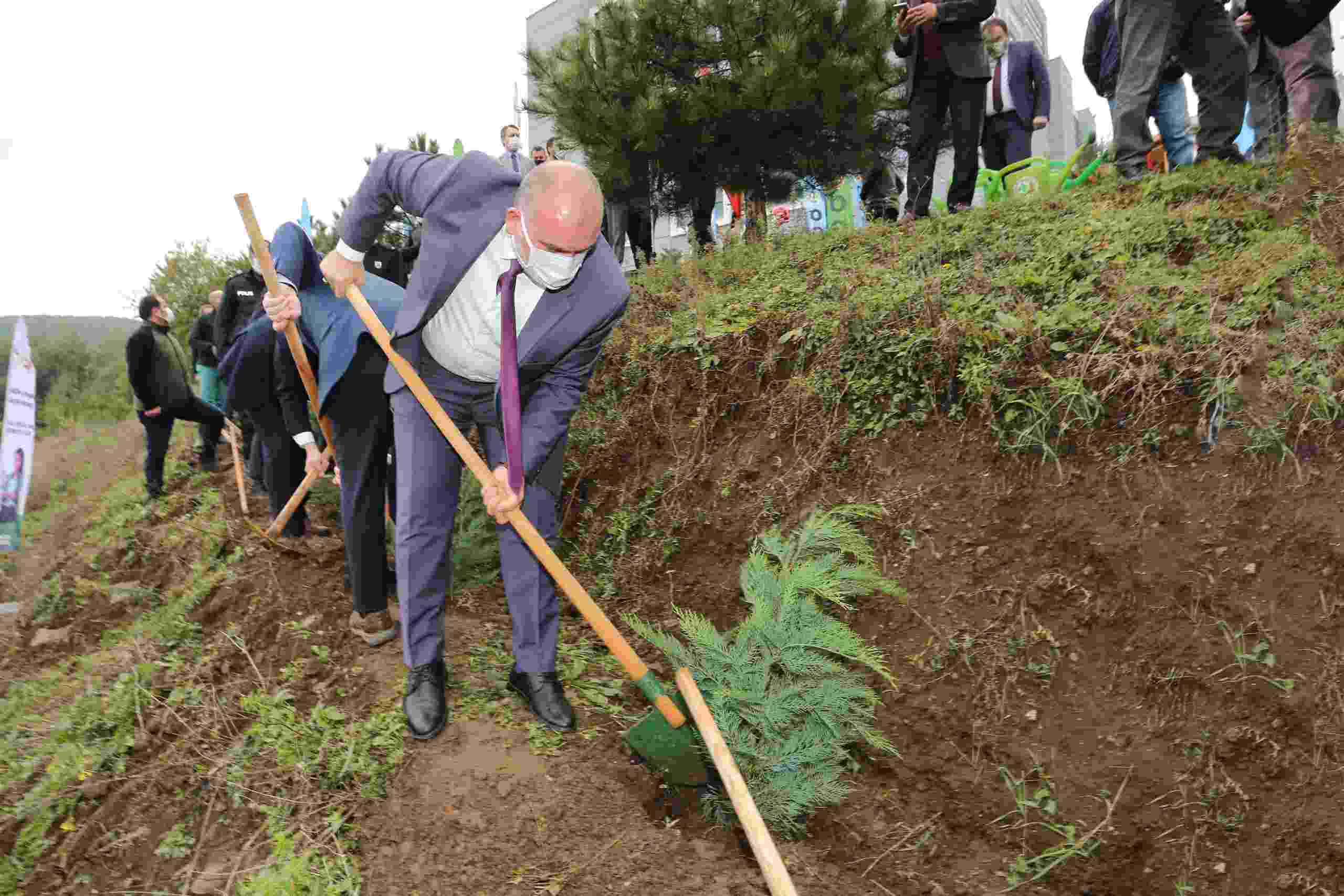 Canik’te Fidanlar ‘Geleceğe Nefes’ İçin Dikildi