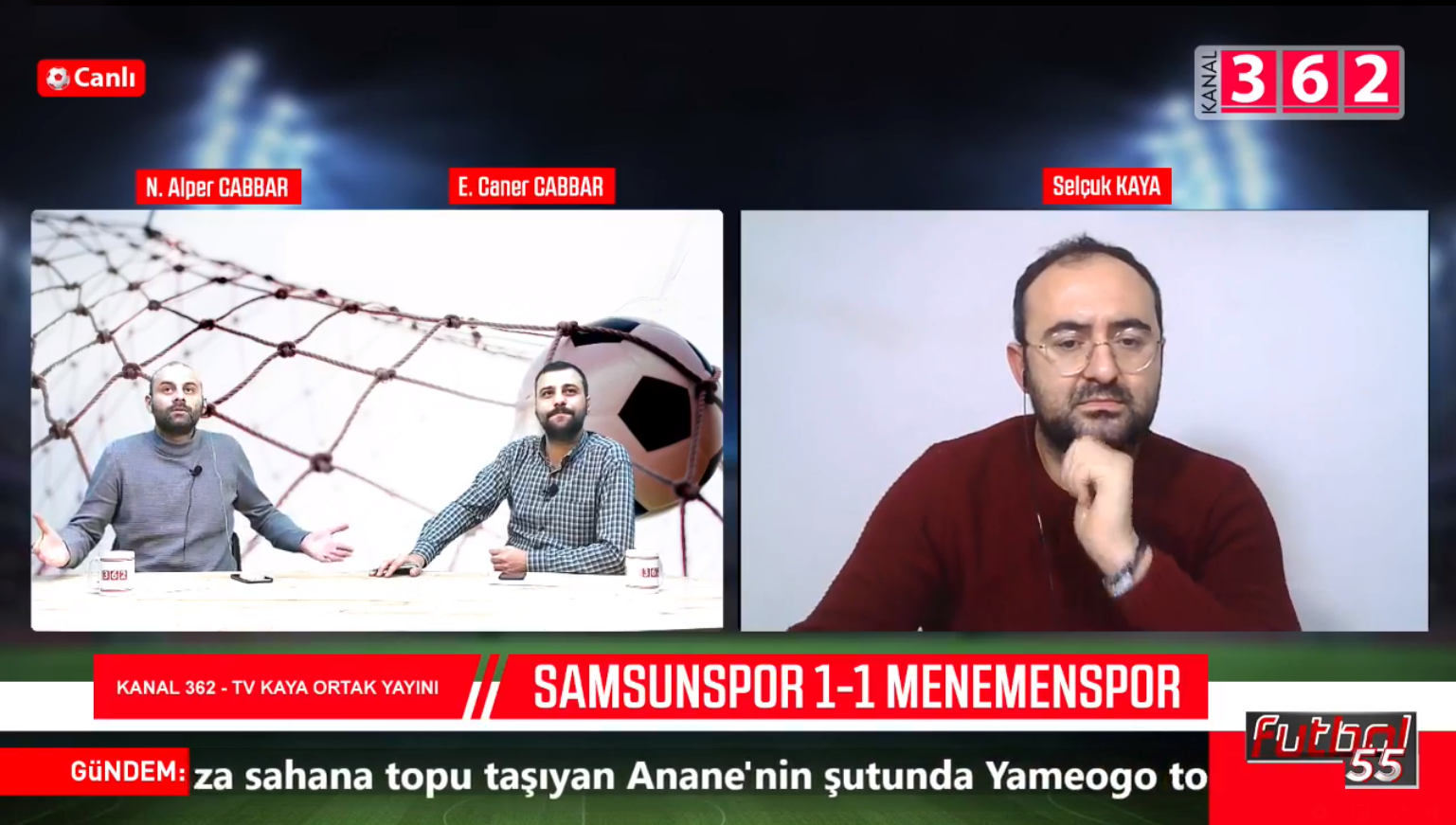 Futbol 55 – 76. Bölüm (08 Aralık 2020)