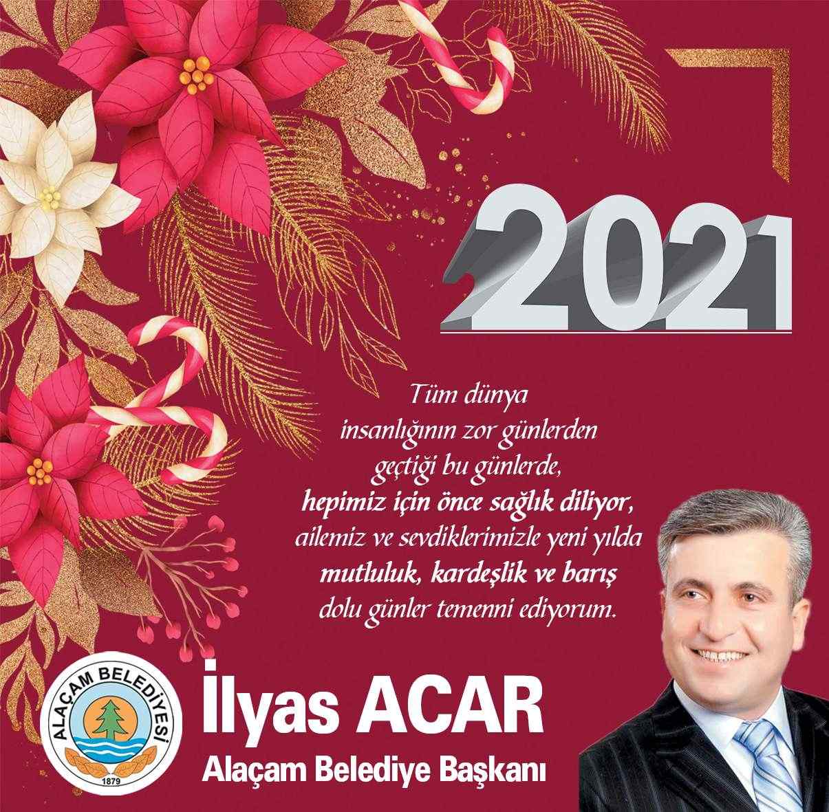 Alaçam Belediyesi Yeni Yıl Kutlama İlanı
