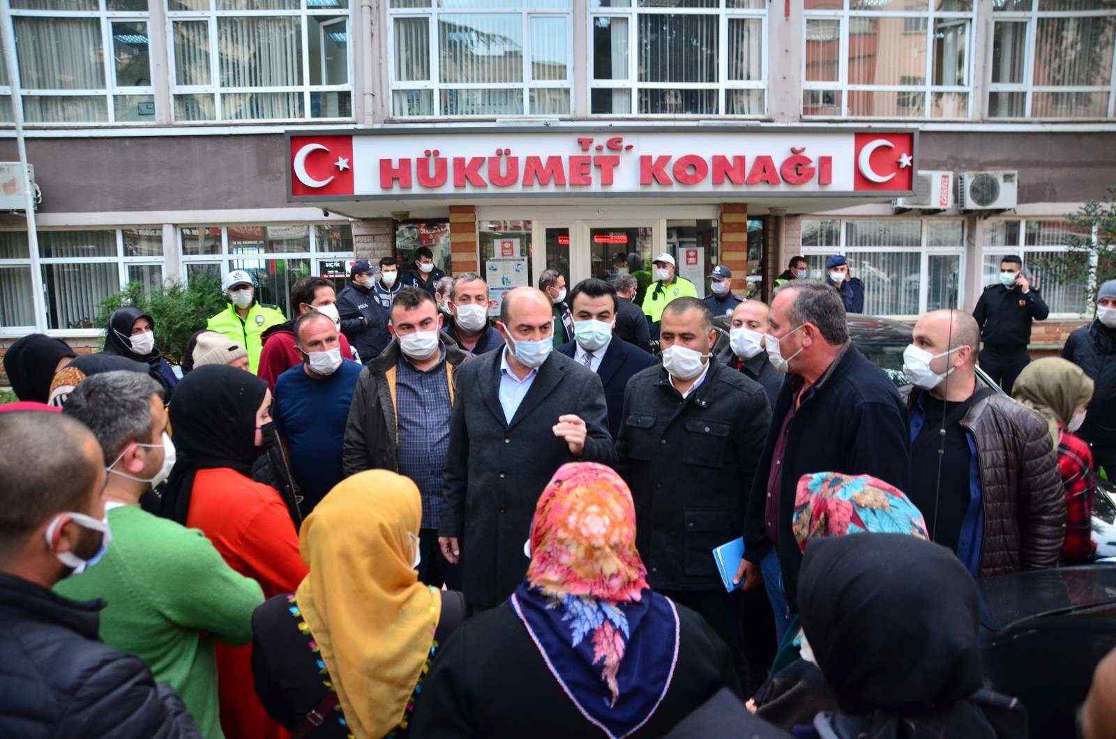 Terme'de Güzergahı Değişen Minibüsçü Ayaklandı