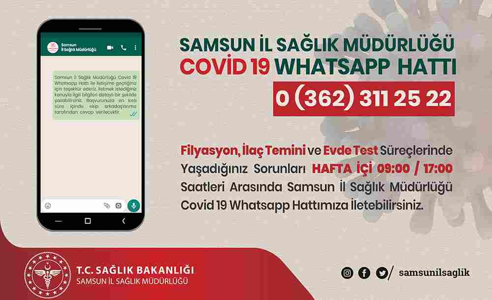 Kovid-19 WhatsApp Hattı Hizmete Girdi