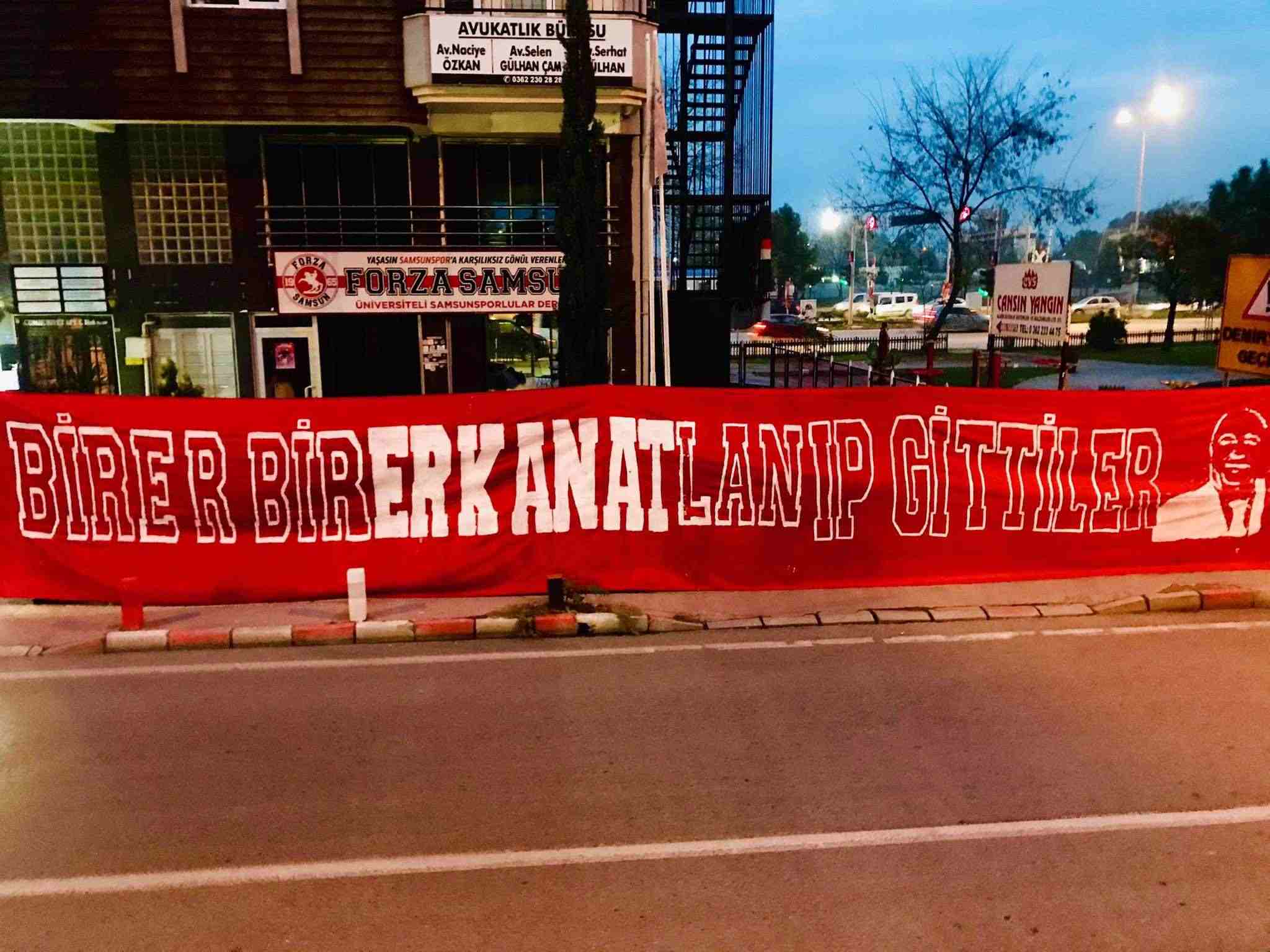 Forza Samsun'dan Anlamlı Pankart
