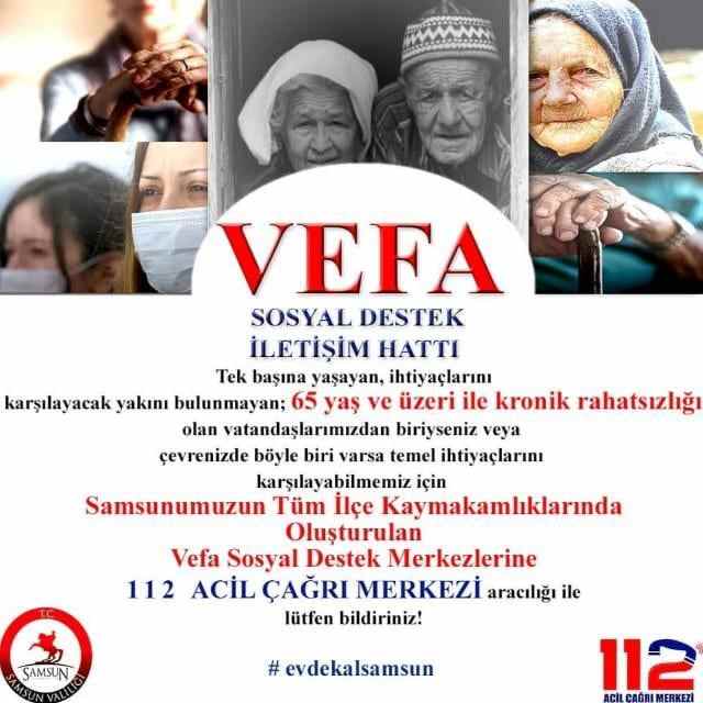 Samsun Valiliği'nden 112 Çağrısı