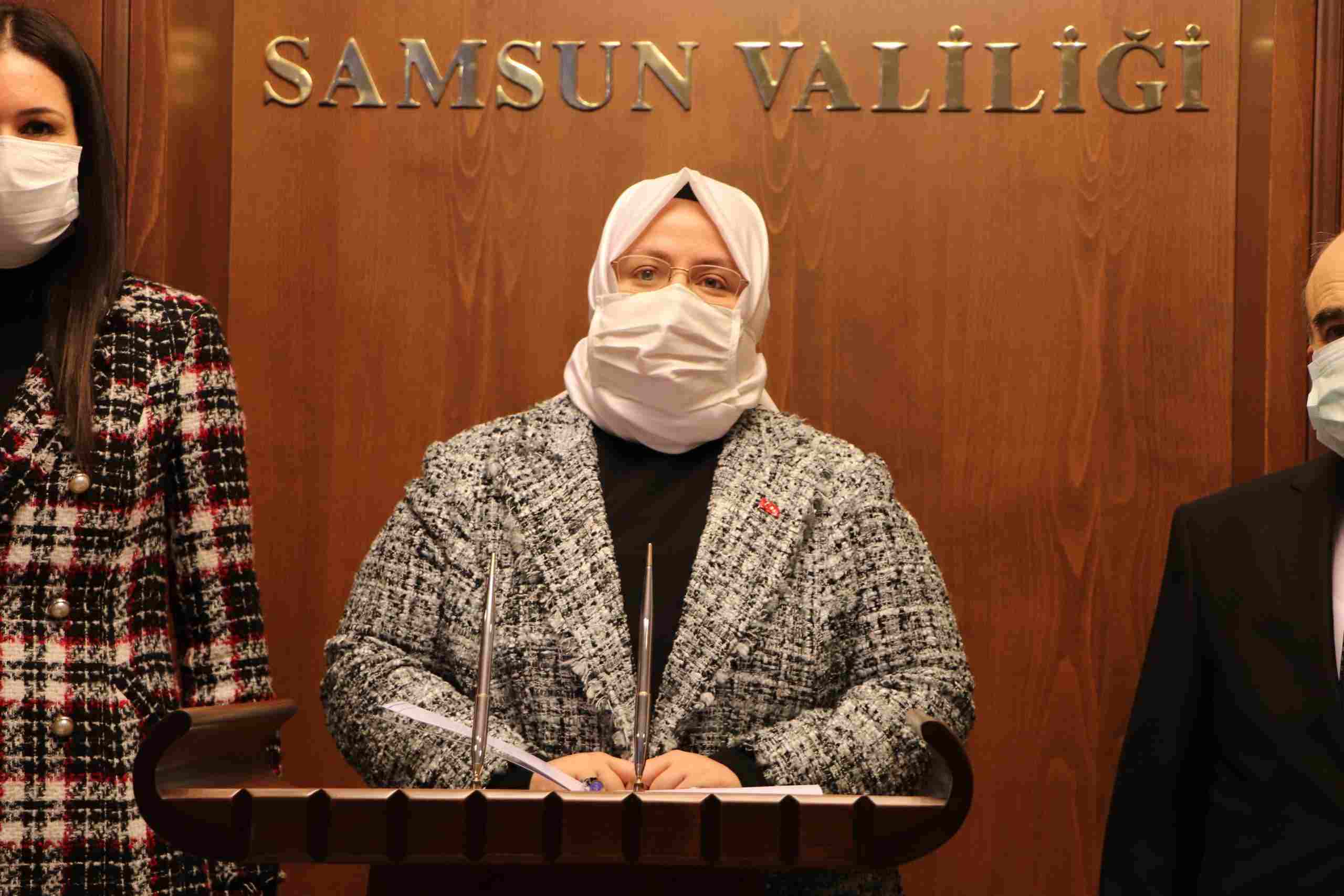 Çalışma Bakanı Zehra Selçuk Samsun'da