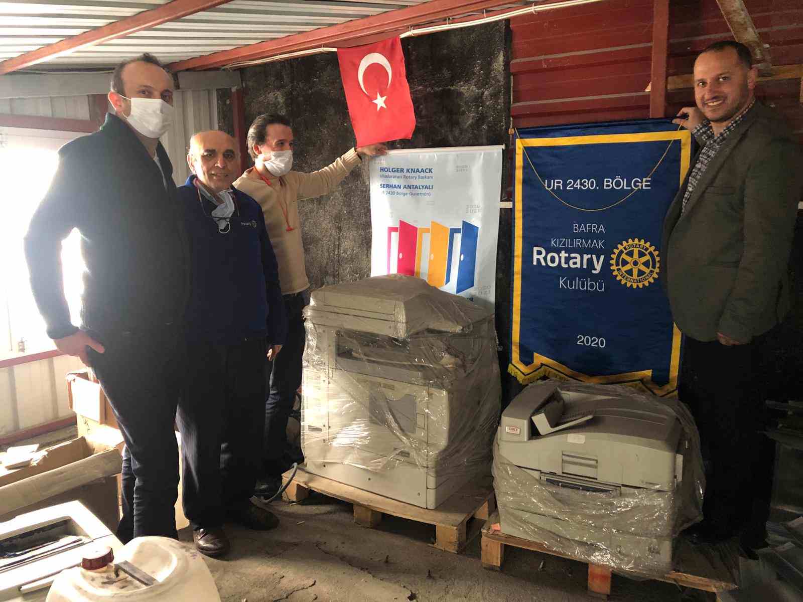 Bafra Kızılırmak Rotary'den Gençler İçin Atma Bağışla Kampanyası