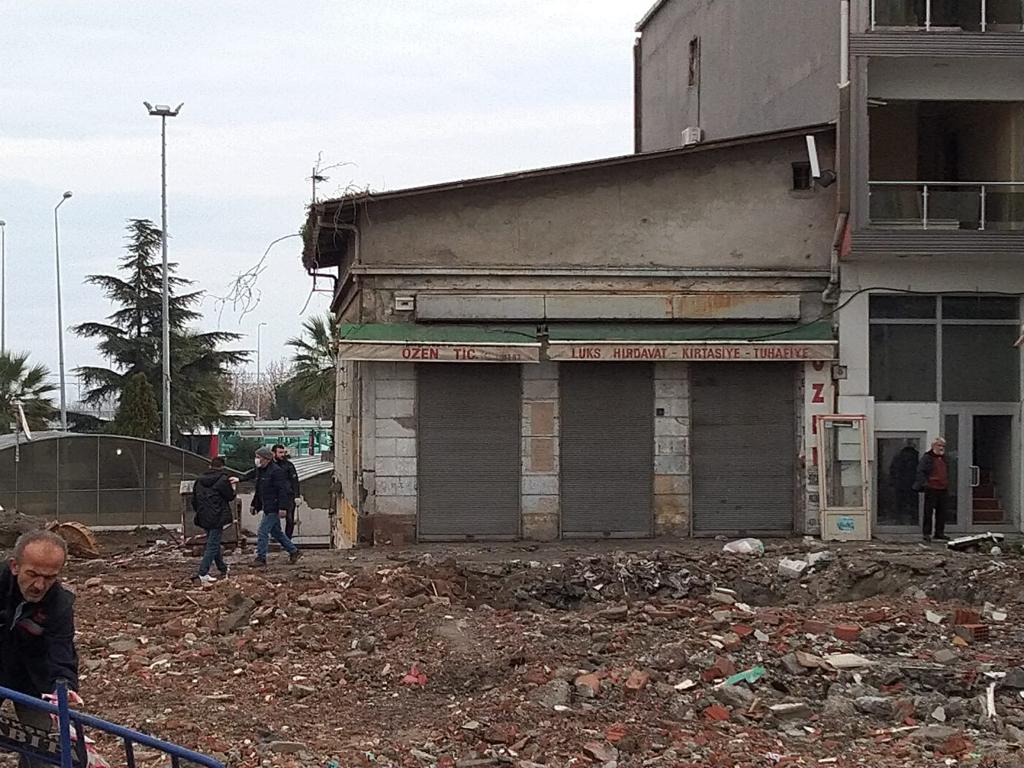 Samsun'da Şaşırtan Yıkım