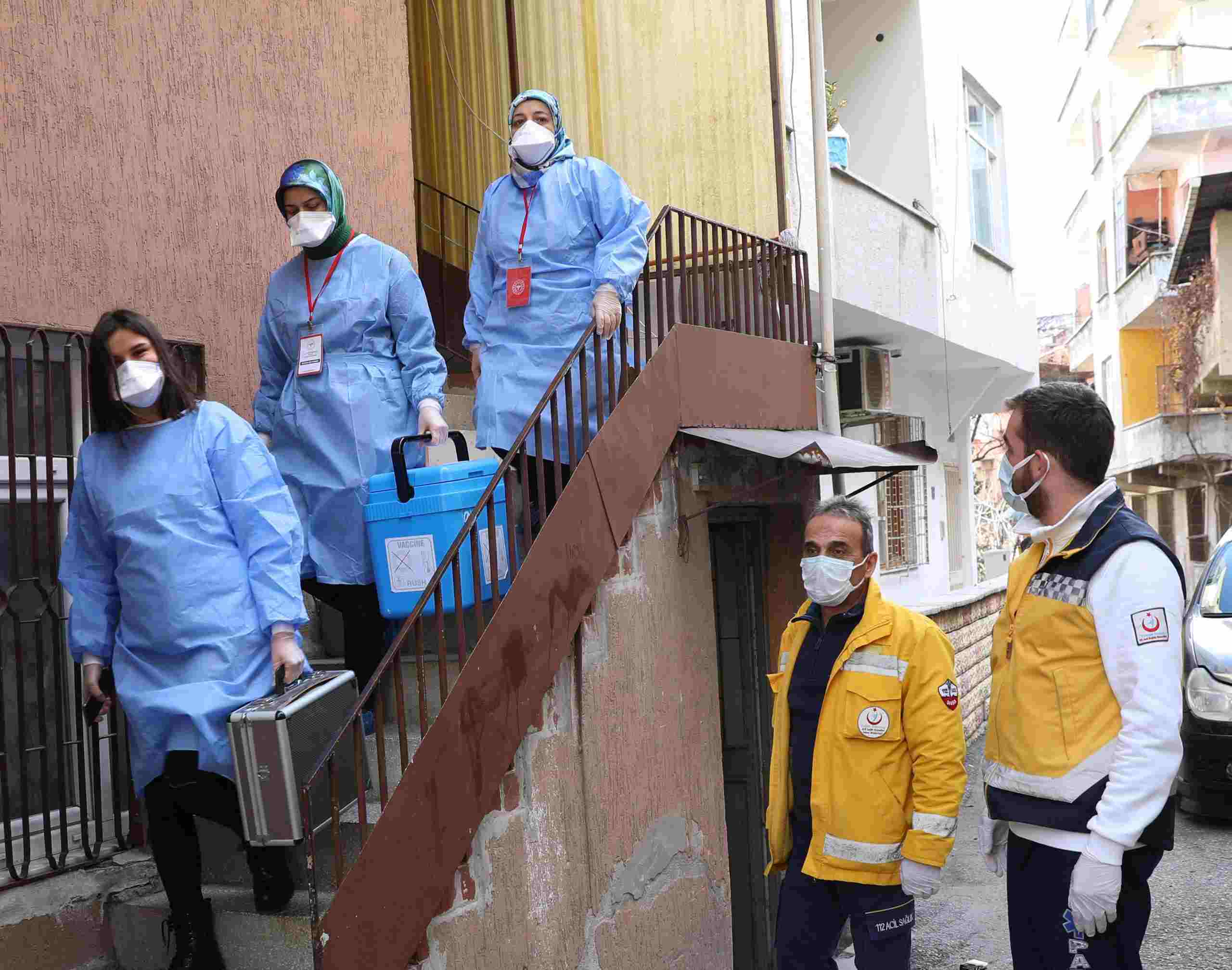 Samsun’da 85 Yaş Üstü Aşılamasına Başlandı