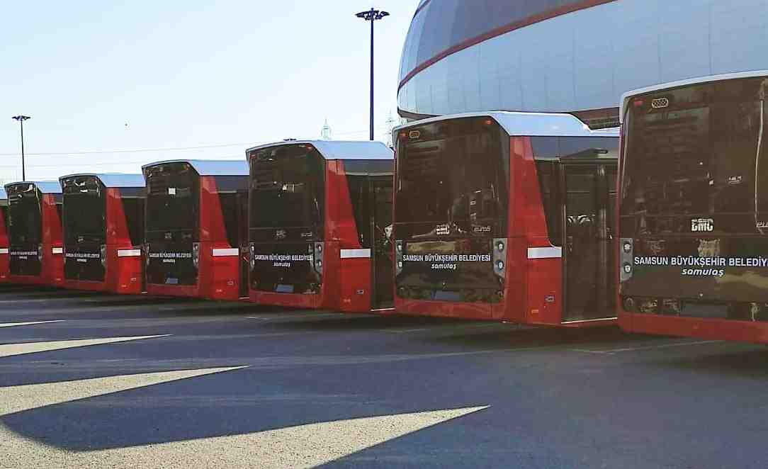 Samsun'da Toplu Ulaşıma 33 Yeni Otobüs