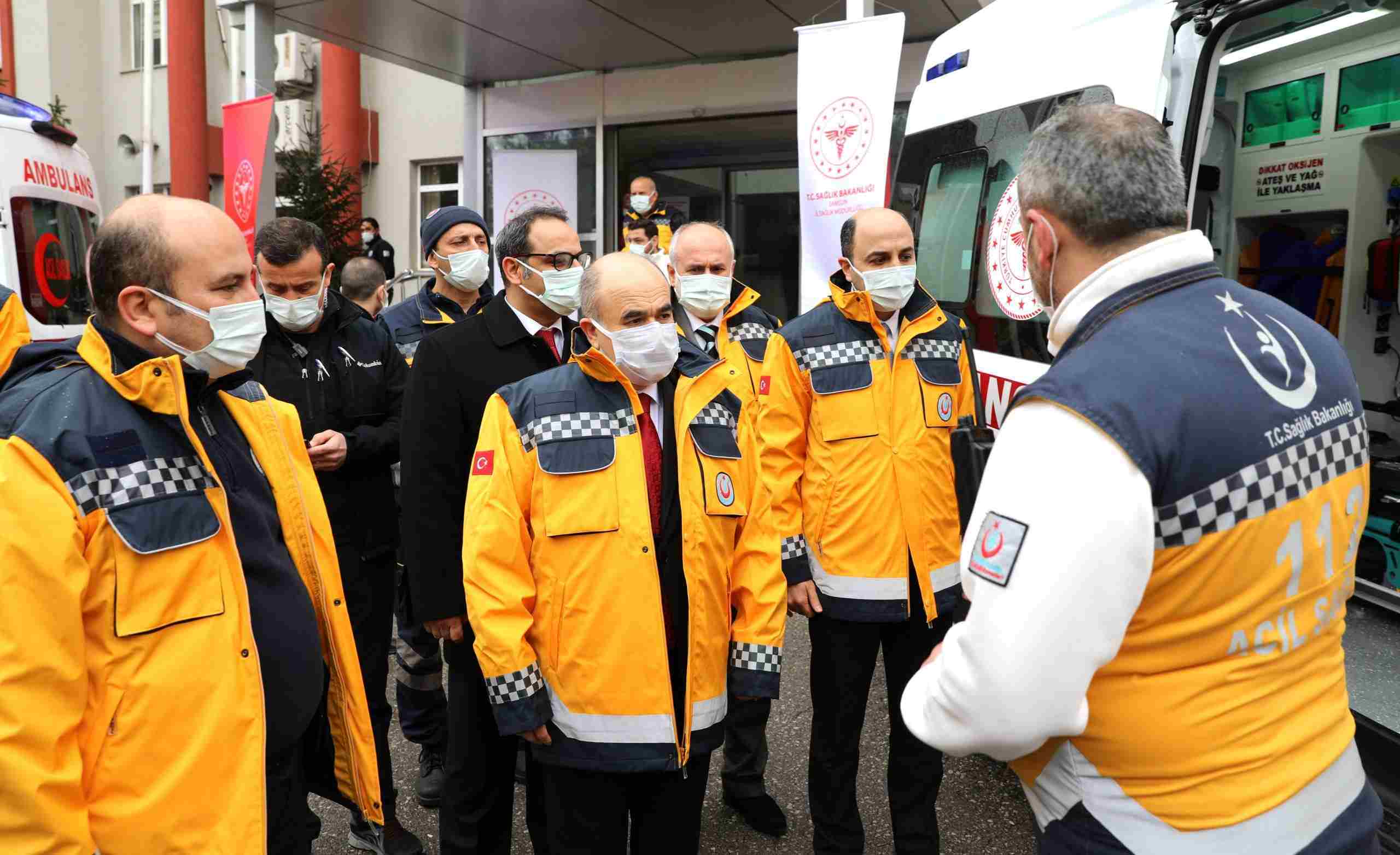 Samsun'un Sağlık Filosuna 14 Ambulans