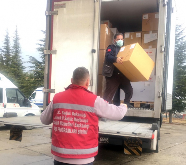 Korona Virüs Aşıları Samsun'a Ulaştı