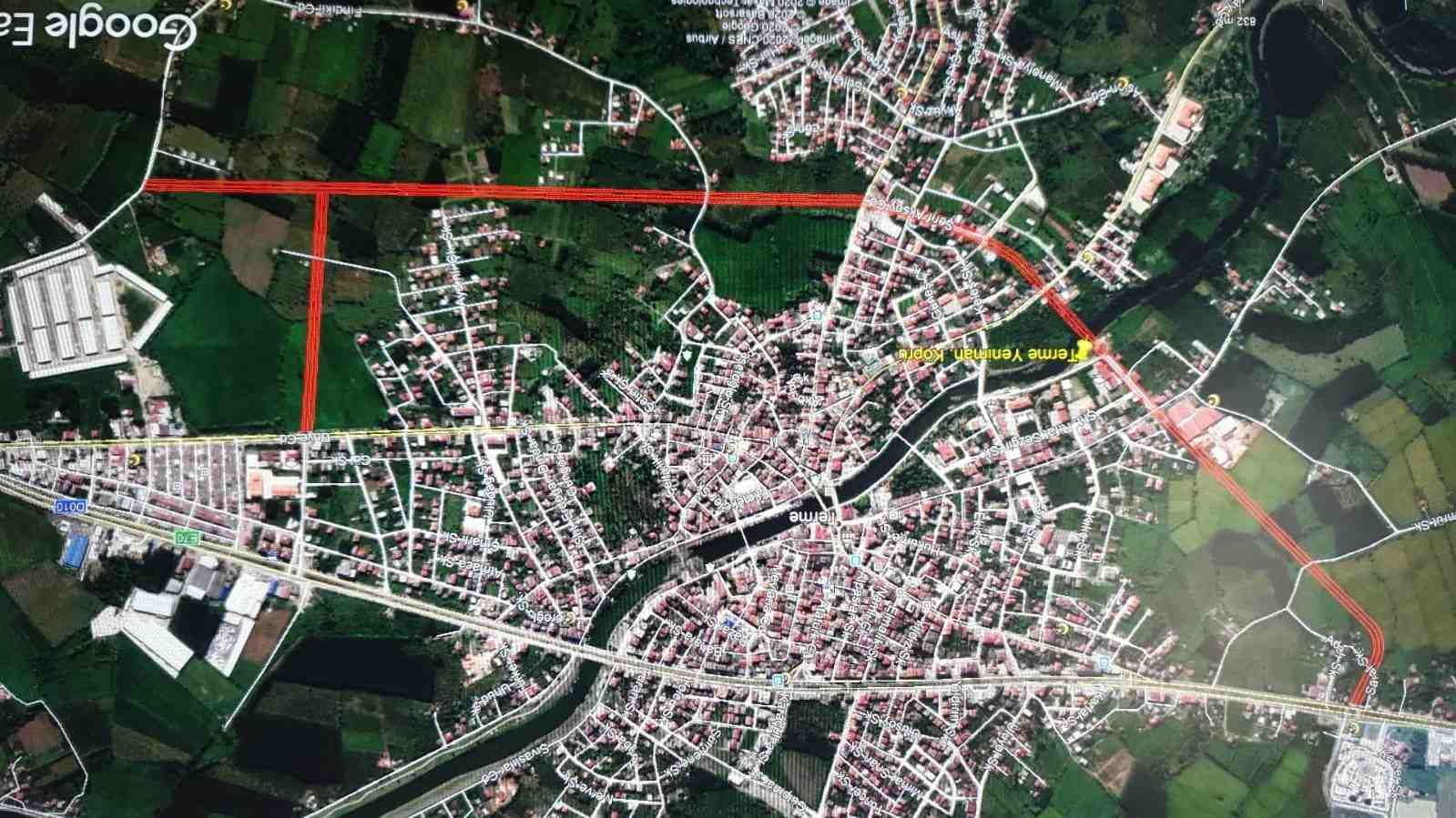 Terme'de Yeni Bulvar İçin Start Veriliyor
