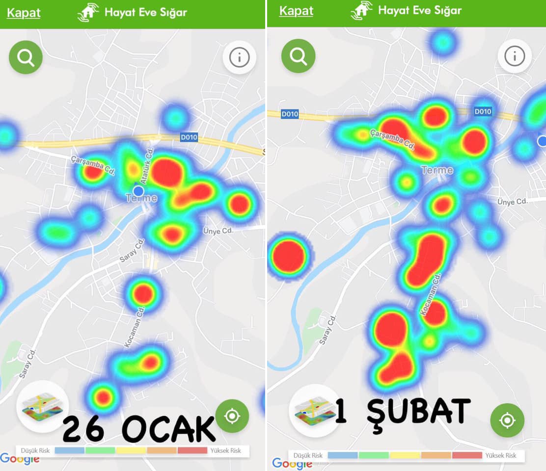 Terme'de Yine Kırmızı Alarm