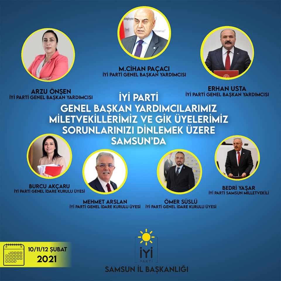 İYİ Parti'nin Zirvesi 'Samsun'a Geliyor