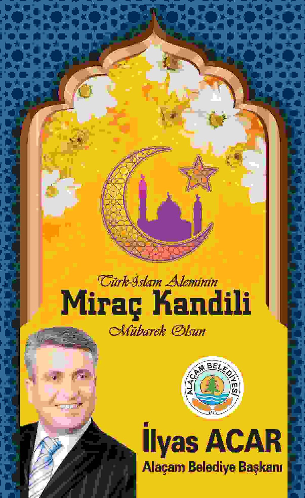 Alaçam Belediyesi Miraç Kandili İlanı