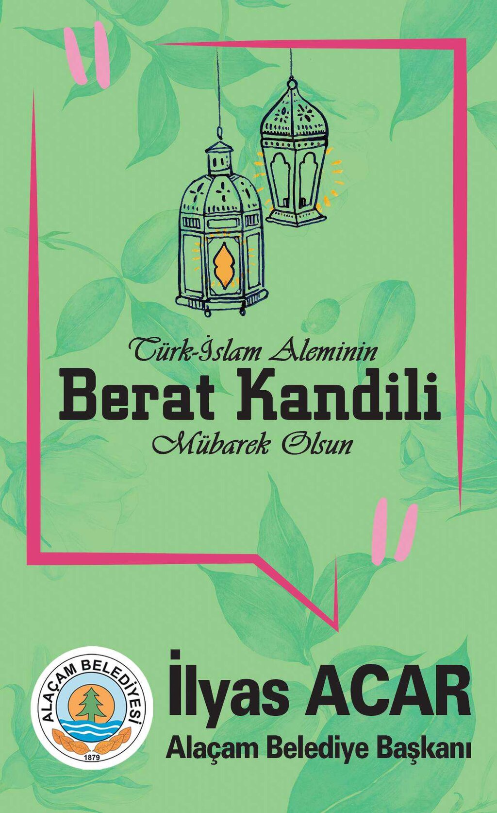 Alaçam Belediyesi Berat Kandili İlanı