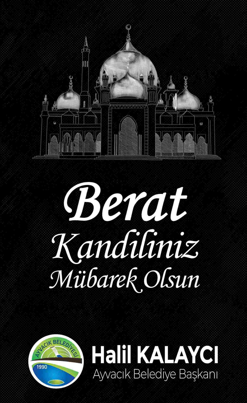 Ayvacık Belediyesi Berat Kandili İlanı