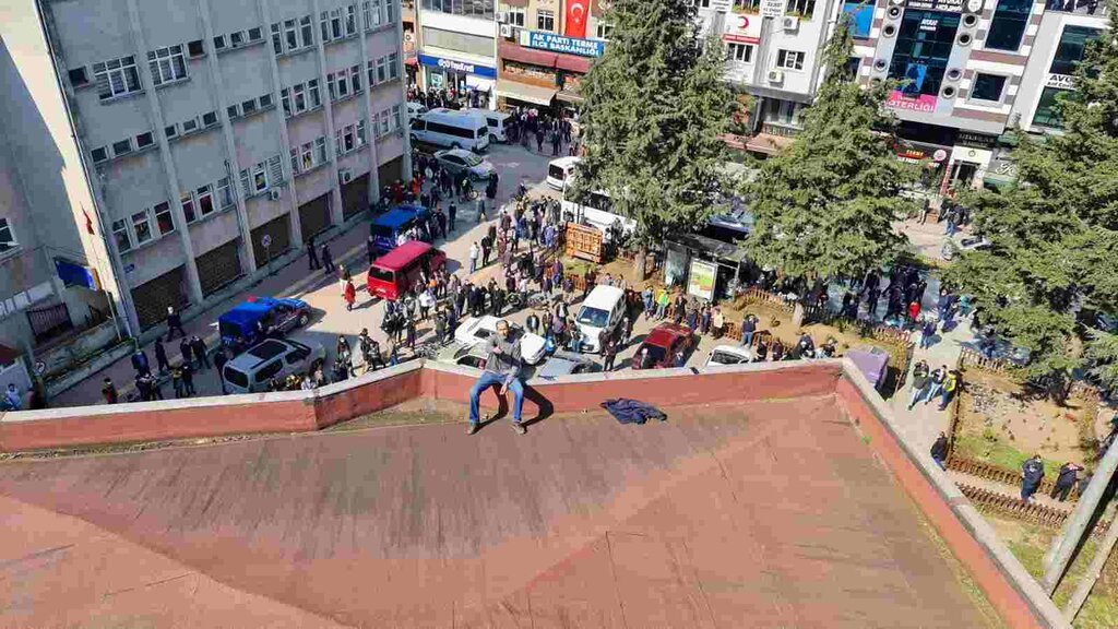 Terme'de İntiharı Başkan Kılıç Engelledi