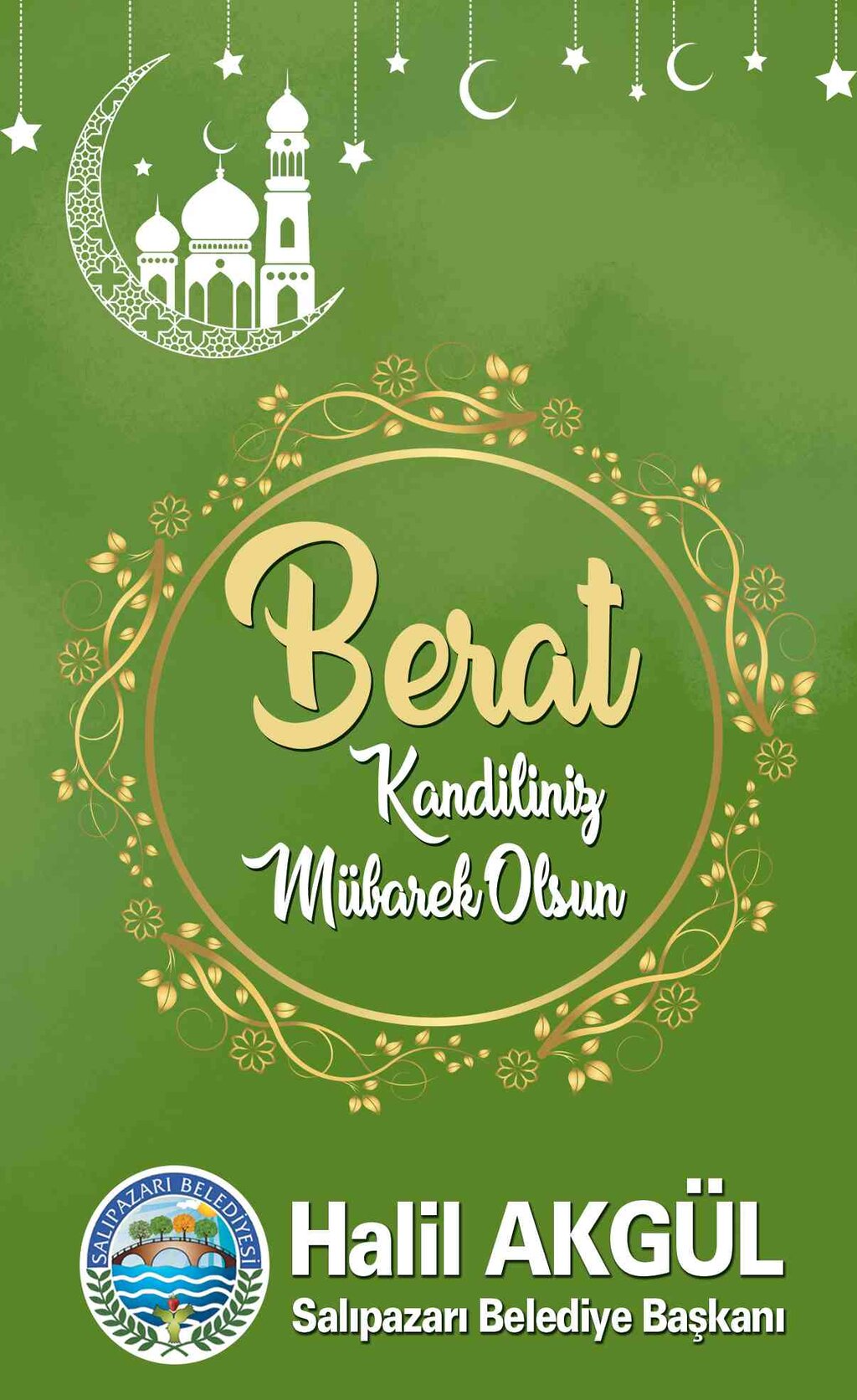 Salıpazarı Belediyesi Berat Kandili İlanı