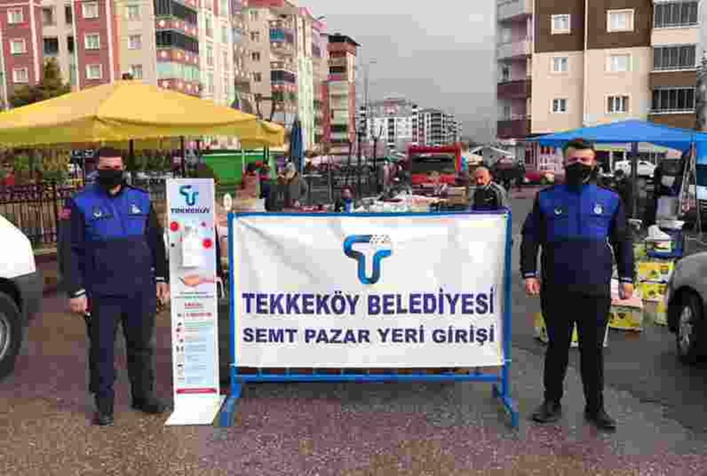 Tekkeköy Zabıtası Gün Boyu Sahada
