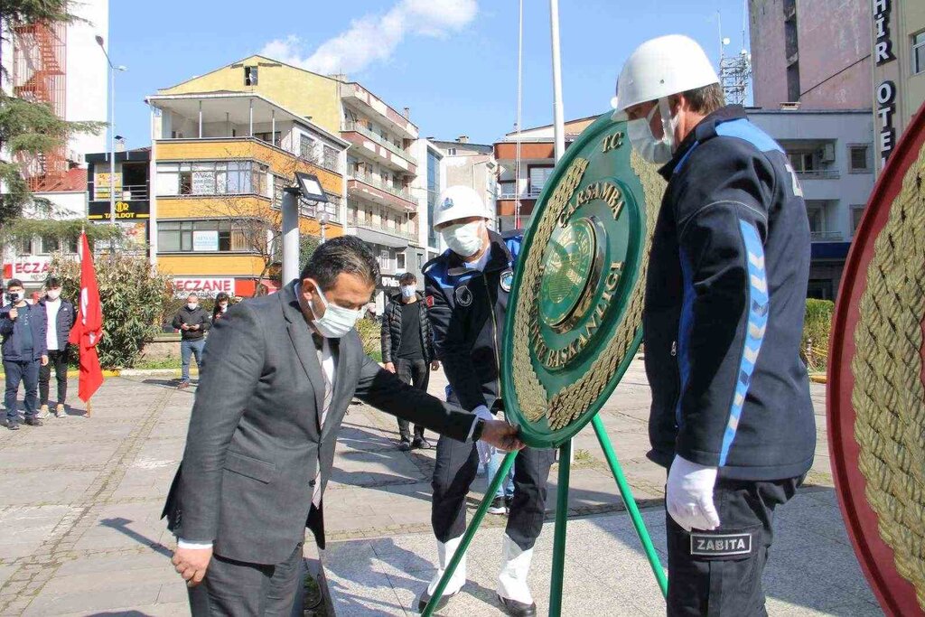 Çarşamba'da 18 Mart Şehitleri Anıldı