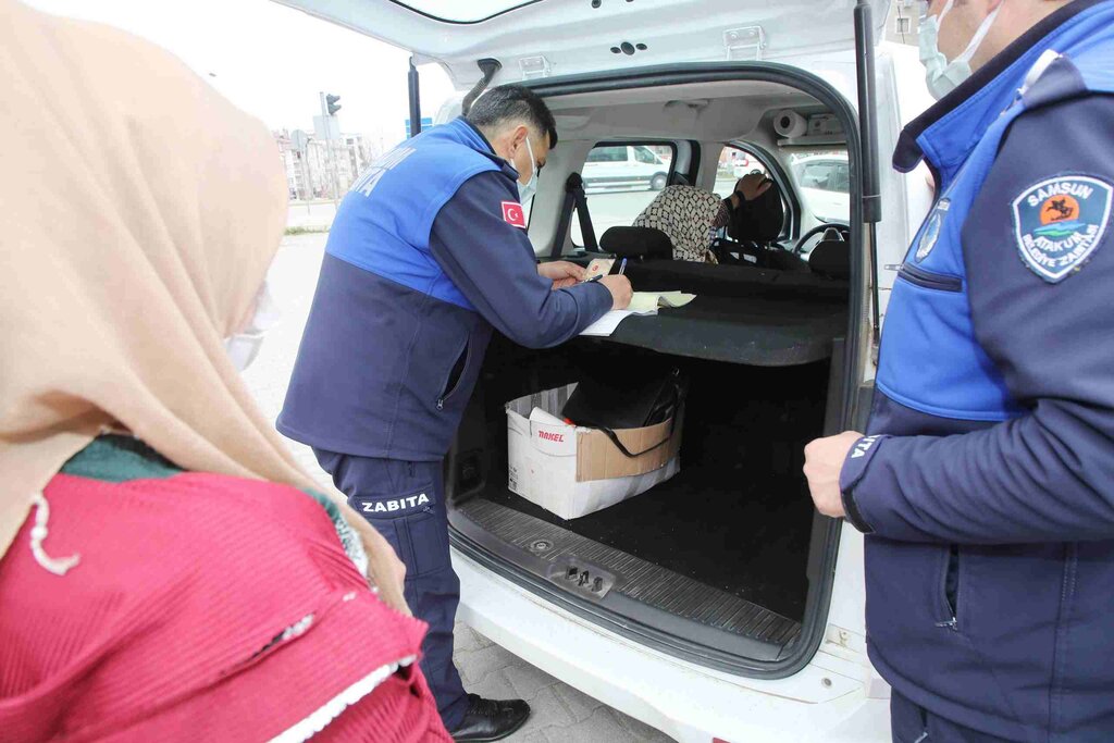 Atakum Zabıtası’ndan Dilencilerle Mücadele