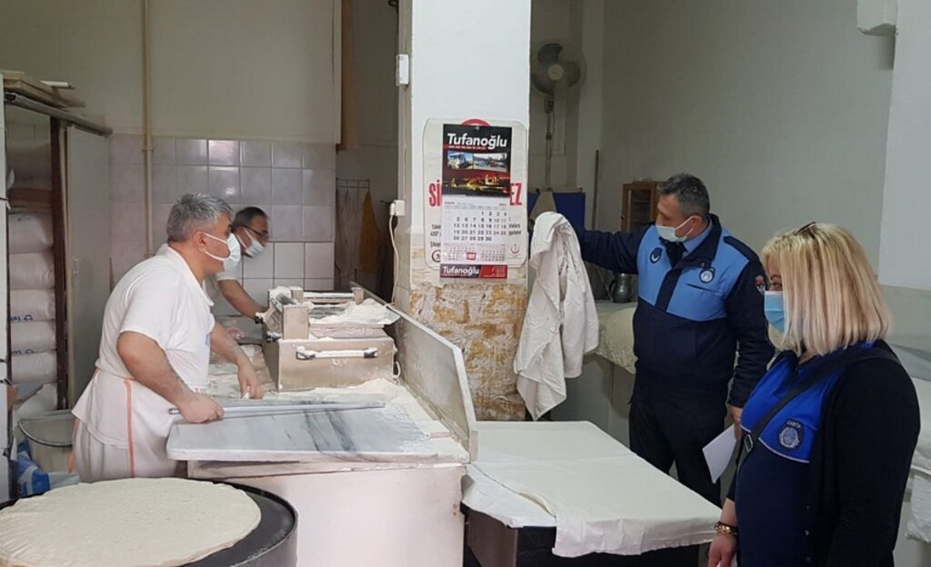 İlkadım’da Yufkacılara Denetim