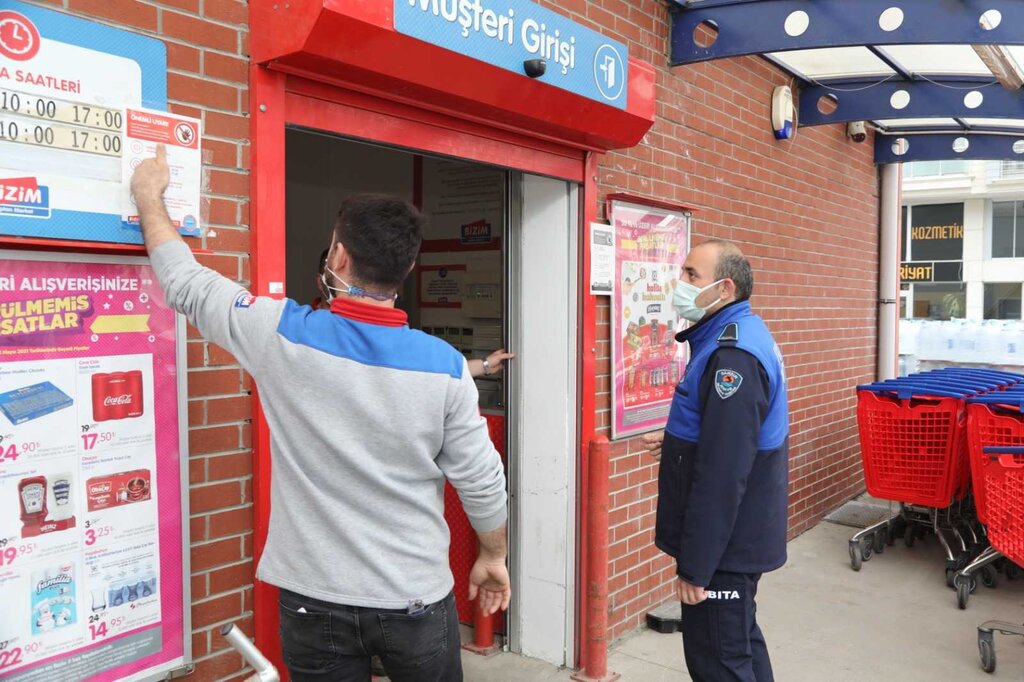 Atakum Zabıtası’ndan Tam Kapanma Denetimi